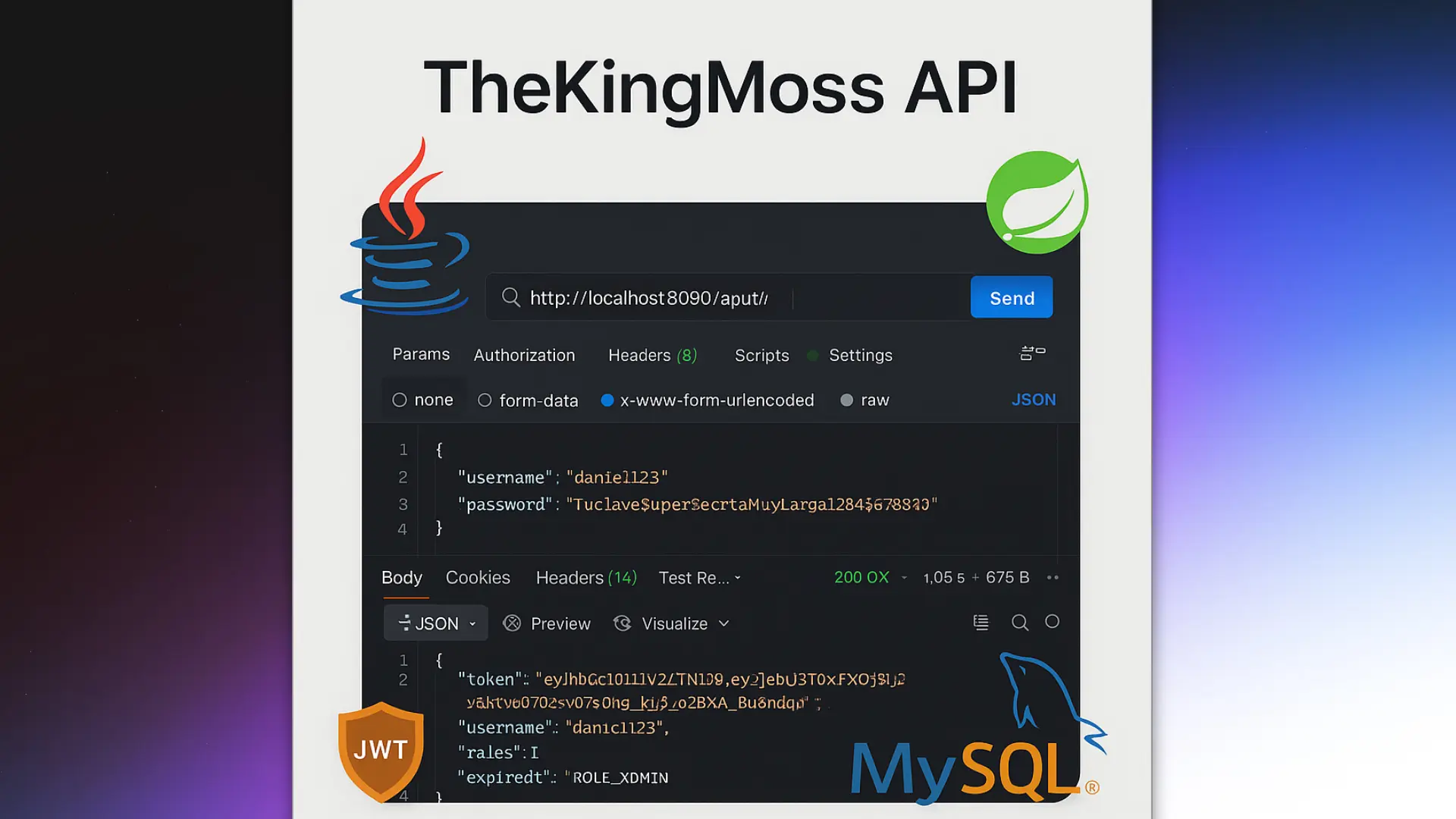 API RESTful de ventas de musgos - TheKingMoss